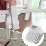 Maxbell Trousers Pant Hanger Underwear Bra Clothespin Closet Clothes Organizer White