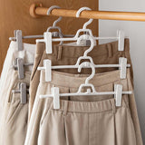 Maxbell Trousers Pant Hanger Underwear Bra Clothespin Closet Clothes Organizer White