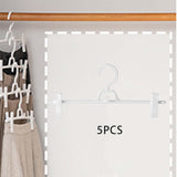 Maxbell Trousers Pant Hanger Underwear Bra Clothespin Closet Clothes Organizer White