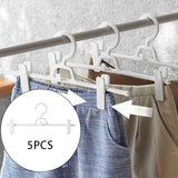 Maxbell Trousers Pant Hanger Underwear Bra Clothespin Closet Clothes Organizer White