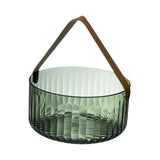 Maxbell Multipurpose Ice Bucket PU Leather Handle for Picnic Camping Green Large