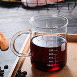 Maxbell 450ml Glass Measuring Cup Creamer Jug Milk Cup Jug for Tea Coffee Sauce