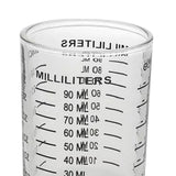 Maxbell Glass Measuring Cup Drinkware Shot Glass Transparent for Wine Coffee black