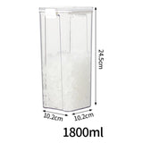 Maxbell Sealed Storage Canister Cereal Storage Container for Candy Grain 1800ml