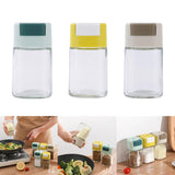 Maxbell Glass Spice Salt Jar Salt Dispenser Airtight Lid for Kitchen Green