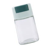 Maxbell Glass Spice Salt Jar Salt Dispenser Airtight Lid for Kitchen Green