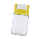 Maxbell Glass Spice Salt Jar Salt Dispenser Airtight Lid for Kitchen Yellow