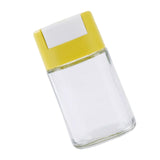 Maxbell Glass Spice Salt Jar Salt Dispenser Airtight Lid for Kitchen Yellow