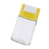 Maxbell Glass Spice Salt Jar Salt Dispenser Airtight Lid for Kitchen Yellow