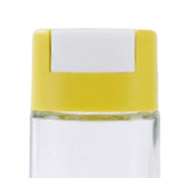 Maxbell Glass Spice Salt Jar Salt Dispenser Airtight Lid for Kitchen Yellow