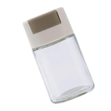 Maxbell Glass Spice Salt Jar Salt Dispenser Airtight Lid for Kitchen Brown