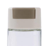 Maxbell Glass Spice Salt Jar Salt Dispenser Airtight Lid for Kitchen Brown