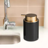 Maxbell Soap Dispenser 350ml Refillable Pump Bottle for Hotel Tabletop Wash Room Black