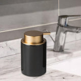 Maxbell Soap Dispenser 350ml Refillable Pump Bottle for Hotel Tabletop Wash Room Black