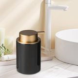 Maxbell Soap Dispenser 350ml Refillable Pump Bottle for Hotel Tabletop Wash Room Black