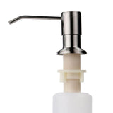 Maxbell Liquid Soap Dispenser Universal for Sink Opening 25mm~36mm Hotel Supply Siliver