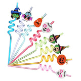 Maxbell Halloween Straws Drinkware Creative Drinking Straws for Gift Girls Boys