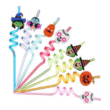 Maxbell Halloween Straws Drinkware Creative Drinking Straws for Gift Girls Boys