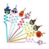 Maxbell Halloween Straws Drinkware Creative Drinking Straws for Gift Girls Boys