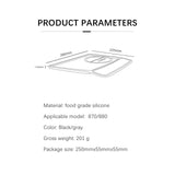 Maxbell Silicone Coffee Pad Kitchen Tools Coffeeware for 870 880 Families Kitchen Black