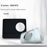 Maxbell Silicone Coffee Pad Kitchen Tools Coffeeware for 870 880 Families Kitchen Gray