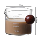 Maxbell Double Nozzle Jug Glass Measuring Cup Drinkware milk Bar Coffee