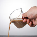 Maxbell Double Nozzle Jug Glass Measuring Cup Drinkware milk Bar Coffee