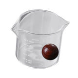 Maxbell Double Nozzle Jug Glass Measuring Cup Drinkware milk Bar Coffee