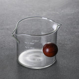 Maxbell Double Nozzle Jug Glass Measuring Cup Drinkware milk Bar Coffee
