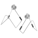 Maxbell Magnetic Kitchen Sponge Holder Drain Rack Stainless Steel Durable Detachable 6cmx5.5cmx6cm