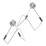 Maxbell Magnetic Kitchen Sponge Holder Drain Rack Stainless Steel Durable Detachable 6cmx5.5cmx6cm