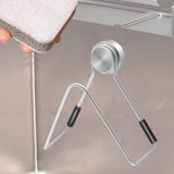 Maxbell Magnetic Kitchen Sponge Holder Drain Rack Stainless Steel Durable Detachable 6cmx3cmx6cm