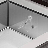 Maxbell Magnetic Kitchen Sponge Holder Drain Rack Stainless Steel Durable Detachable 6cmx3cmx6cm