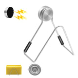 Maxbell Magnetic Kitchen Sponge Holder Drain Rack Stainless Steel Durable Detachable 6cmx3cmx6cm