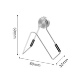 Maxbell Magnetic Kitchen Sponge Holder Drain Rack Stainless Steel Durable Detachable 6cmx3cmx6cm