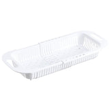 Maxbell Retractable Drain Basket Rack Colander Durable for Washing Cups Vegetable White