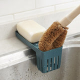 Maxbell Multipurpose Sponge Sink Holder Caddy for Counter Kitchen Sink Bathroom Dark Blue