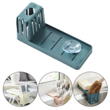 Maxbell Multipurpose Sponge Sink Holder Caddy for Counter Kitchen Sink Bathroom Dark Blue