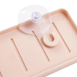 Maxbell Multipurpose Sponge Sink Holder Caddy for Counter Kitchen Sink Bathroom Light Pink