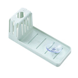 Maxbell Multipurpose Sponge Sink Holder Caddy for Counter Kitchen Sink Bathroom Light Blue