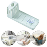 Maxbell Multipurpose Sponge Sink Holder Caddy for Counter Kitchen Sink Bathroom Light Blue