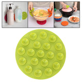 Maxbell Anti Scald Suction Cup Coaster Pad Heat Insulation for Bowl Kitchen Bottle Green