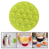 Maxbell Anti Scald Suction Cup Coaster Pad Heat Insulation for Bowl Kitchen Bottle Green