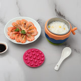 Maxbell Anti Scald Suction Cup Coaster Pad Heat Insulation for Bowl Kitchen Bottle Green