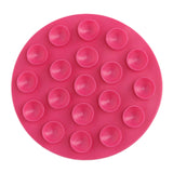 Maxbell Anti Scald Suction Cup Coaster Pad Heat Insulation for Bowl Kitchen Bottle Rose Red