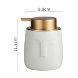 Maxbell Modern Soap Dispenser Lotion Pump Bottle Decor for Bathroom Home Countertop White