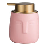 Maxbell Modern Soap Dispenser Lotion Pump Bottle Decor for Bathroom Home Countertop Pink