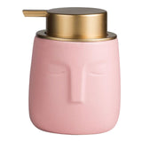 Maxbell Modern Soap Dispenser Lotion Pump Bottle Decor for Bathroom Home Countertop Pink