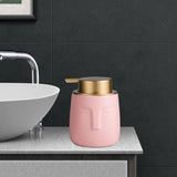 Maxbell Modern Soap Dispenser Lotion Pump Bottle Decor for Bathroom Home Countertop Pink