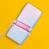 Maxbell Smartphones Chain Back Clip, Lanyard Neck Strap Adjustable Durable Pink